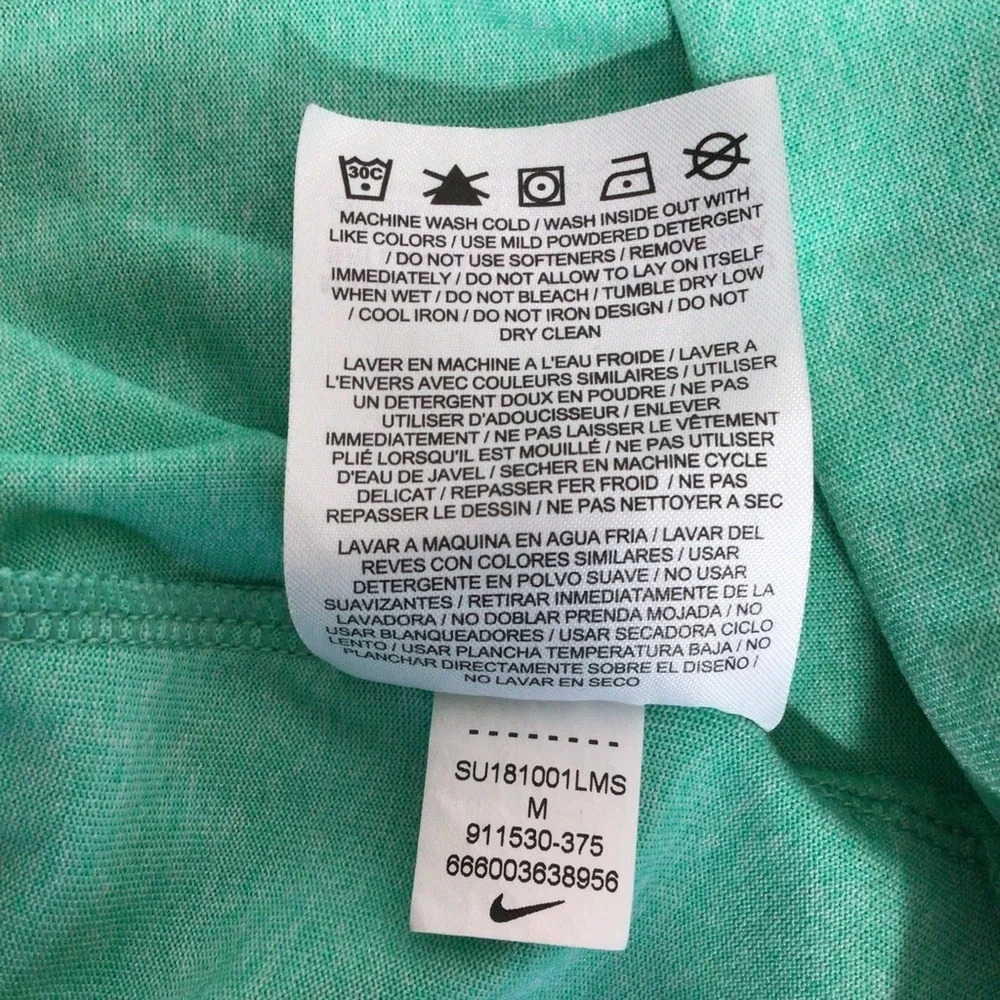 Nike Green and Black Dri-Fit Tank Top - Size Medium - Picture 6 of 6